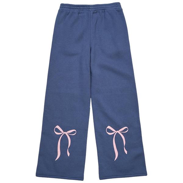 Girls (7-16) Champion® Fleece Lined Wide Leg Bow Back Pants