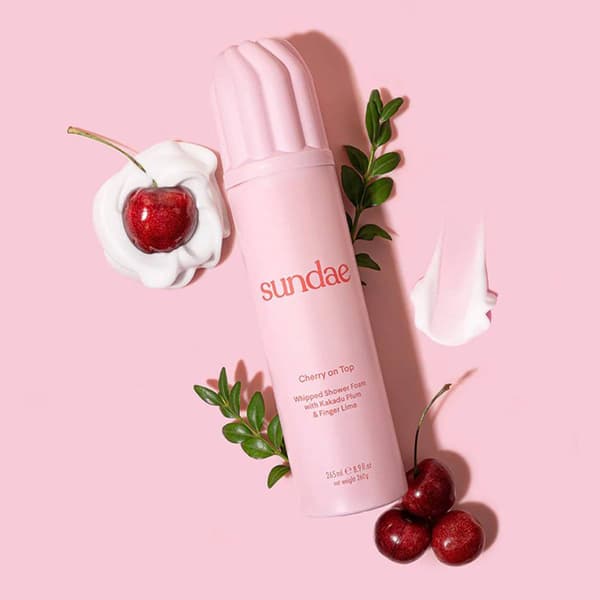 Sundae Cherry On Top Whipped Shower Foam