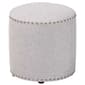 Baxton Studio Rosine Upholstered Nail Trim Ottoman - image 1