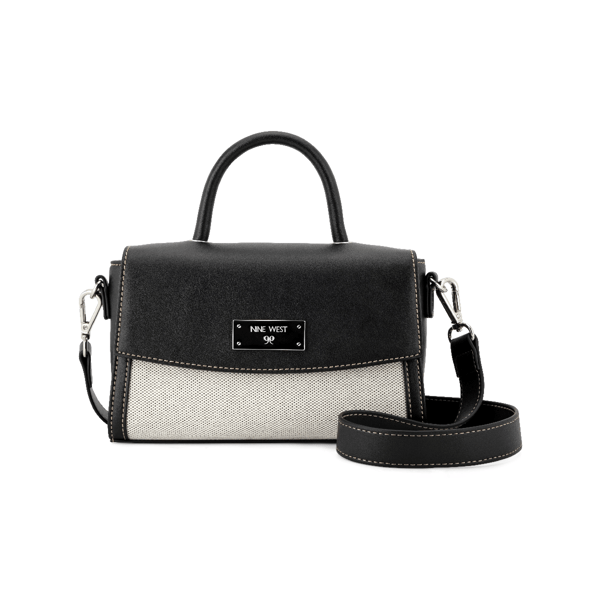 Nine West Ledger Mini Top Handle Flap Crossbody