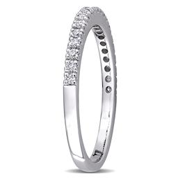 Gemstone Classics™ 10kt. White Gold 1/5ctw. Moissanite Band