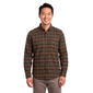Young Mens Architect(R) Jean Co. Flannel Shirt - Olive/Orange - image 1