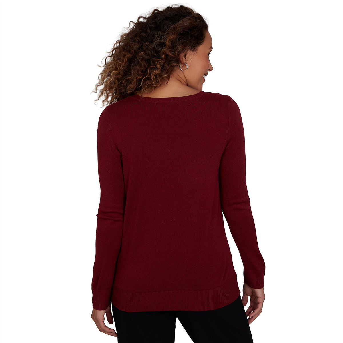 Womens Emaline Special Items Long Sleeve Subtle Stripe Sweater