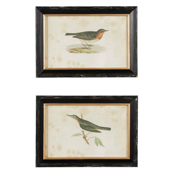 9th & Pike&#40;R&#41; Pipit and Warbler Bird Wall Art - Set of 2 - image 