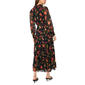 Plus Size MSK Long Sleeve Floral Tiered Midi Dress - image 2