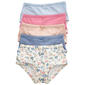 Toddler Girl Poppy & Clay Floral Be Peaceful 5pk. Underwear-Blue - image 1