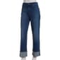 Womens Gloria Vanderbilt High Rider Wide Leg Cuffed Ankle Jeans - image 1