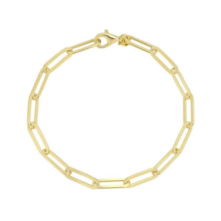 Gold 7.25in. Chain Bracelet
