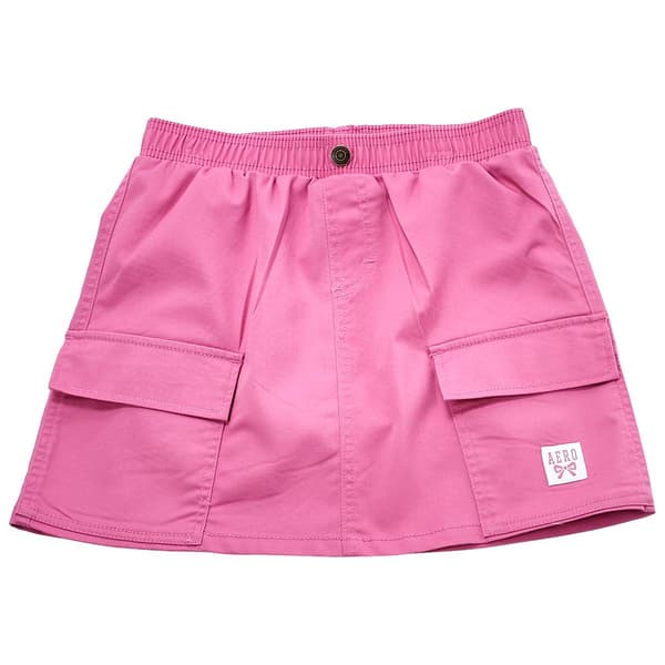 Girls (7-16) Aeropostale Twill Woven Skort w/ Cargo Pockets - image 