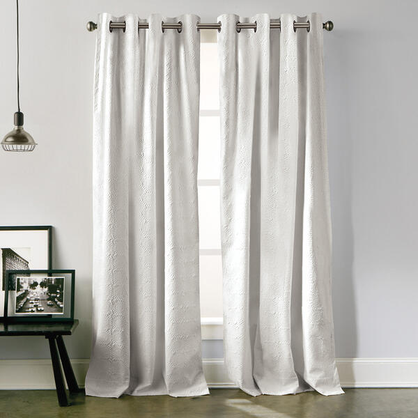 DKNY Chrysanthemum Microsculpted Lined Grommet Curtain Panel - image 