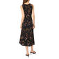 Womens MSK Sleeveless Floral V-Neck Twist Front Midi Dress - image 2
