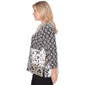 Plus Size Alfred Dunner Classics 3/4 Sleeve Geometric Blouse - image 4