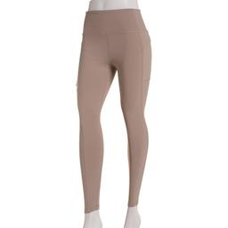 Womens Avalanche(R) Fable Brushed Solid Interlock Leggings