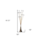 HomeRoots 62in. 16-LED Novelty Floor Lamp - image 3