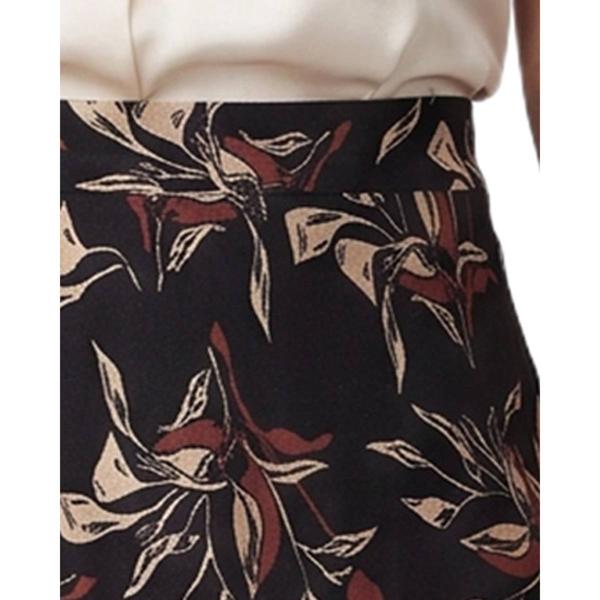 Womens NY Collection Pull On Floral Hacci Midi Skirt