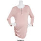 Womens Times Two Long Sleeve Cinch Side Maternity Top - image 5