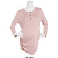Womens Times Two Long Sleeve Cinch Side Maternity Top - image 5