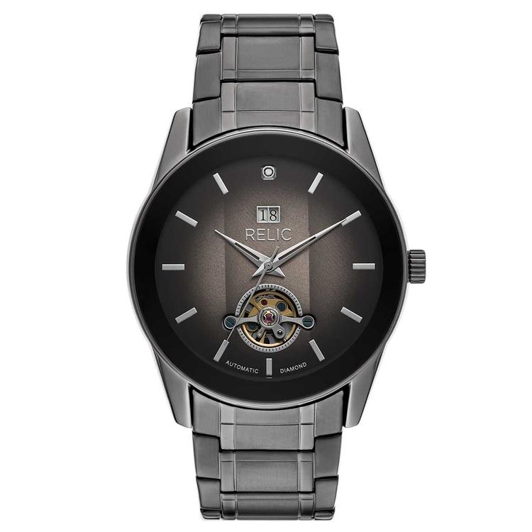 Mens RELIC by Fossil Gunmetal-Tone Rylan Watch - ZR77338