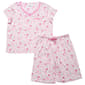 Petite Karen Neuburger Short Sleeve Ditsy Bermuda Pajama Set - image 2