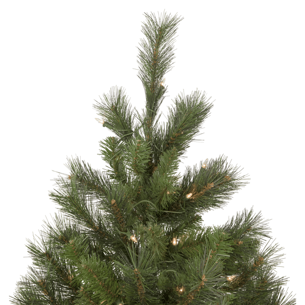 Northlight 6.5ft. Pre-Lit Medium Beaver Pine Christmas Wall Tree
