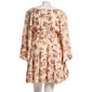 Juniors Angie Bell Sleeve Horse Print A-Line Dress - image 3