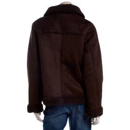 Juniors Snobbish Blyss Suede Sherpa Jacket