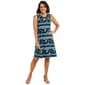 Petite Perceptions Sleeveless Shift ITY Hardware Neck Dress - image 1