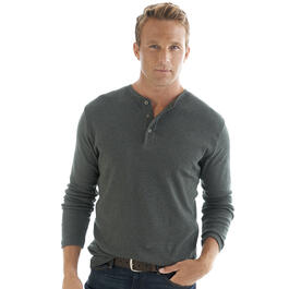 Young Mens Architect(R) Jean Co. Long Sleeve Thermal Henley