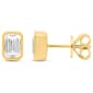 Nova Star(R) 1ctw. Emerald Lab Grown Diamond Stud Earrings - image 1