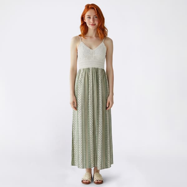 Juniors Derek Heart Crochet Lace Maxi Dress