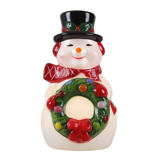 Mr. Christmas 24in. Lit Snowman Blow Mold - image 