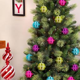National Tree 4.5in. Shatterproof Bauble Ornaments - Set of 4