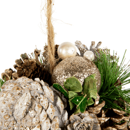 Northlight Pine Needle & Pinecones Christmas Ball Ornament