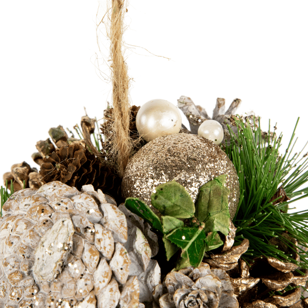 Northlight Pine Needle & Pinecones Christmas Ball Ornament
