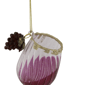 Northlight 4.25in. Glittered Red Wine Glass Christmas Ornament - image 5