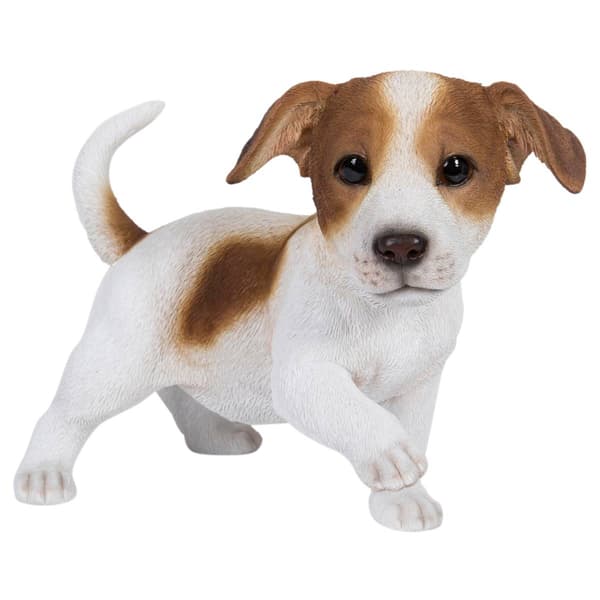 Hi-Line Gift Jack Puppy Playing Garden Statue - image 