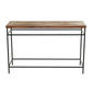 9th & Pike® Brown Metal Rustic Console Table - image 3