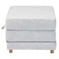 Baxton Studio Sabriel Modern Fabric Convertible Sleeper Ottoman - image 3