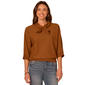 Petites Democracy 3-4 Dolman Slv Wraped Tie Nck Sweater - image 1
