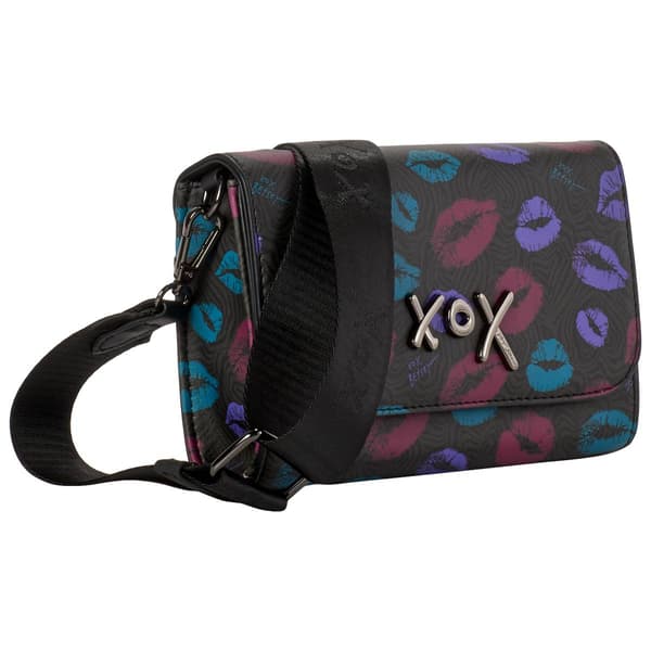 Womens Betsey Johnson XO Flynn Kisses Crossbody