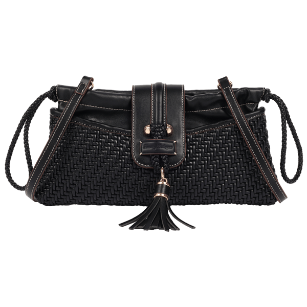 Tommy Bahama Tassel Tab Woven Clutch