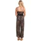 Juniors Derek Heart Crinkle Waist Asymmetrical Tulip Leg Jumpsuit - image 2