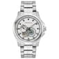 Mens Caravelle Stainless Steel Skeleton Dial Watch - 43A159 - image 1