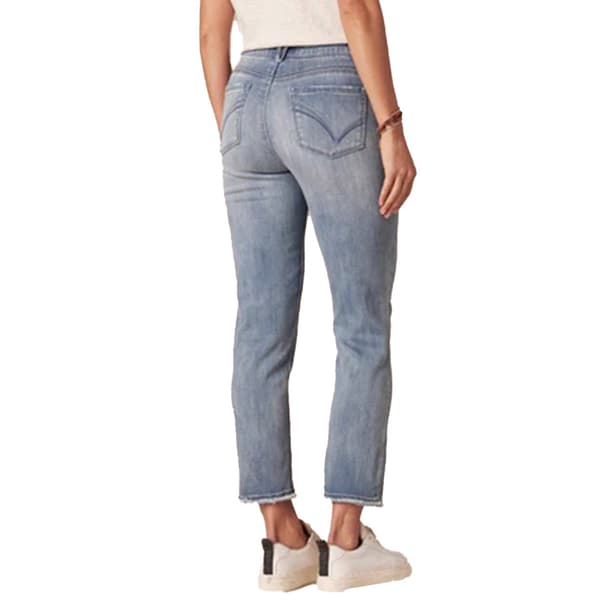 Womens Democracy"Ab"solution&#174; Straight Fray Hem Jeans