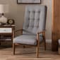 Baxton Studio Roxy Button-Tufted High-Back Chair - image 1