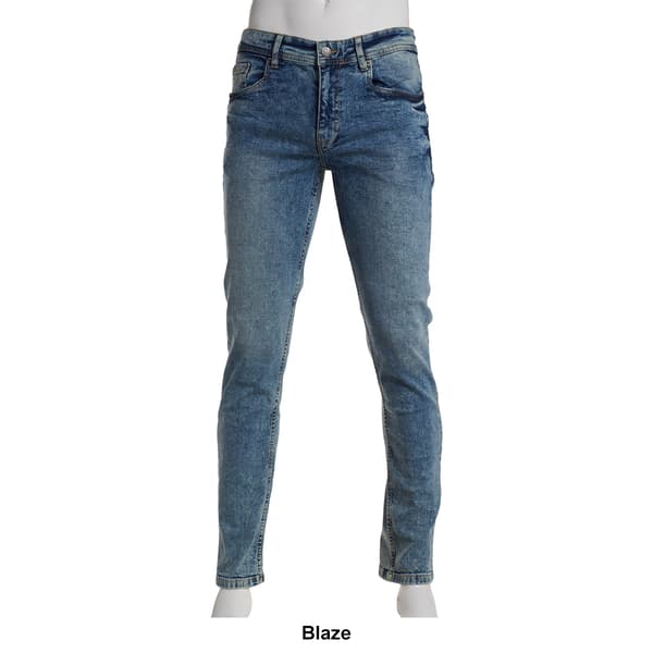 Young Mens akademiks&#174; 5 Pocket Rip Repair Denim Jeans