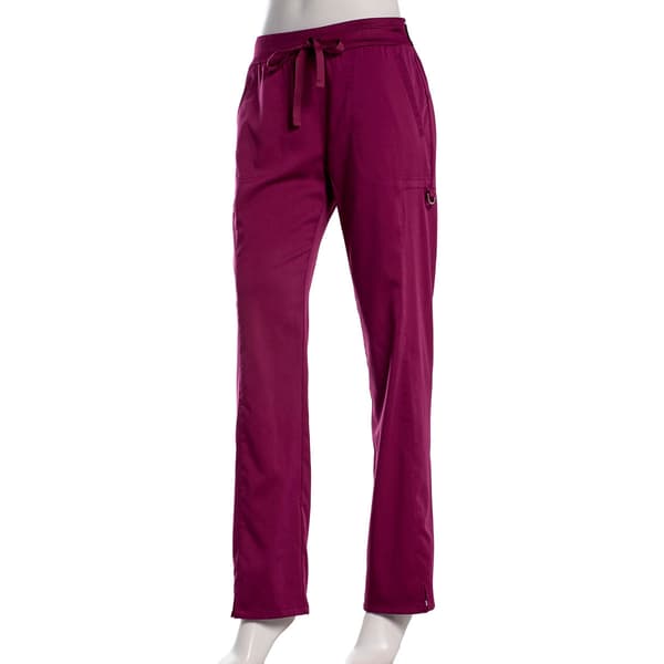 Womens Grey''s Anatomy Logo Plush Elastic Zip Cargo Scrub Pants