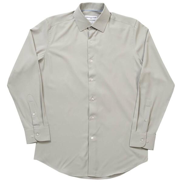 Mens Christian Aujard Fitted Dress Shirt - Grey Dawn - image 