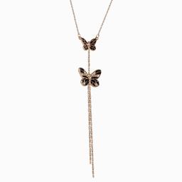 Jessica Simpson Double Butterfly Pendant Necklace