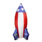 Northlight Seasonal 8ft. 4th of July Americana Inflatable Rocket - image 1
